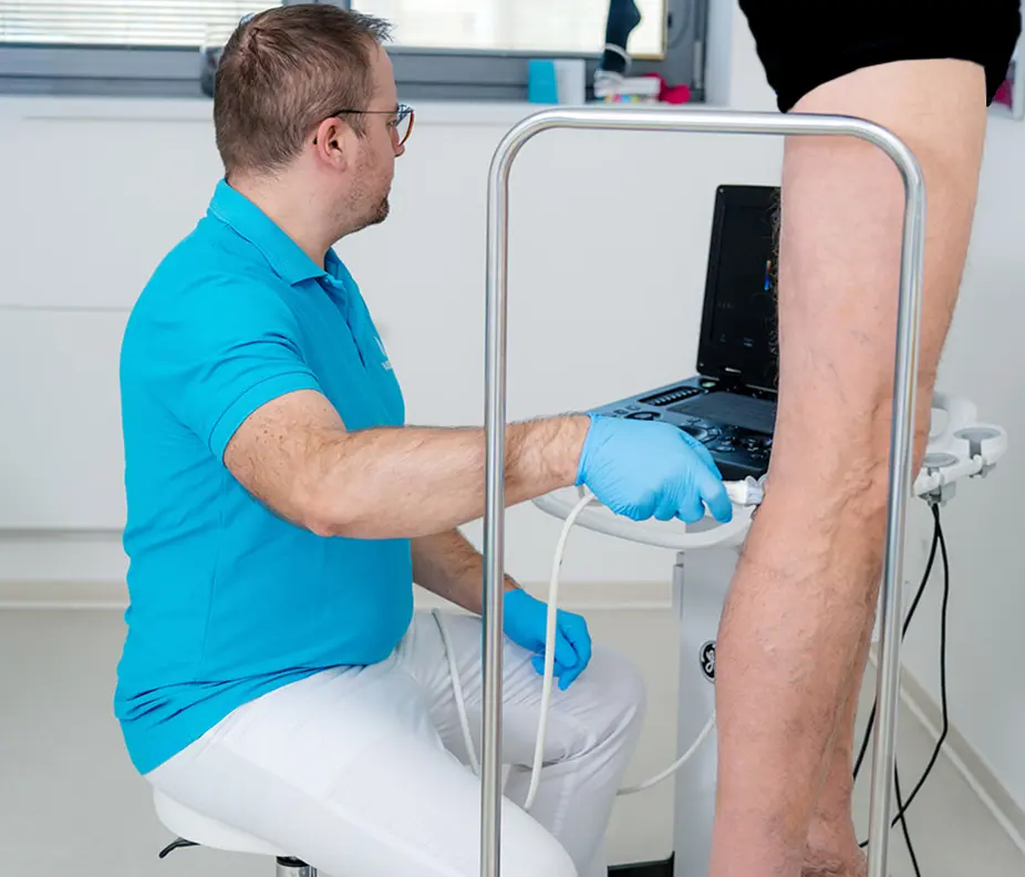 Duplexní ultrazvukové vyšetření žil